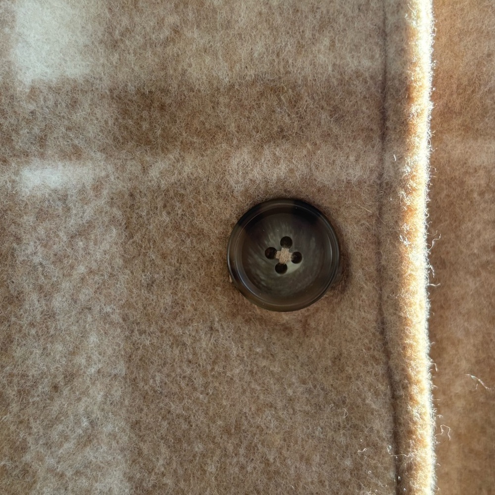 Untuckit Willa Wool Blend Tan Plaid Jacket Small workwear winter holiday‎ preppy - Picture 2 of 14